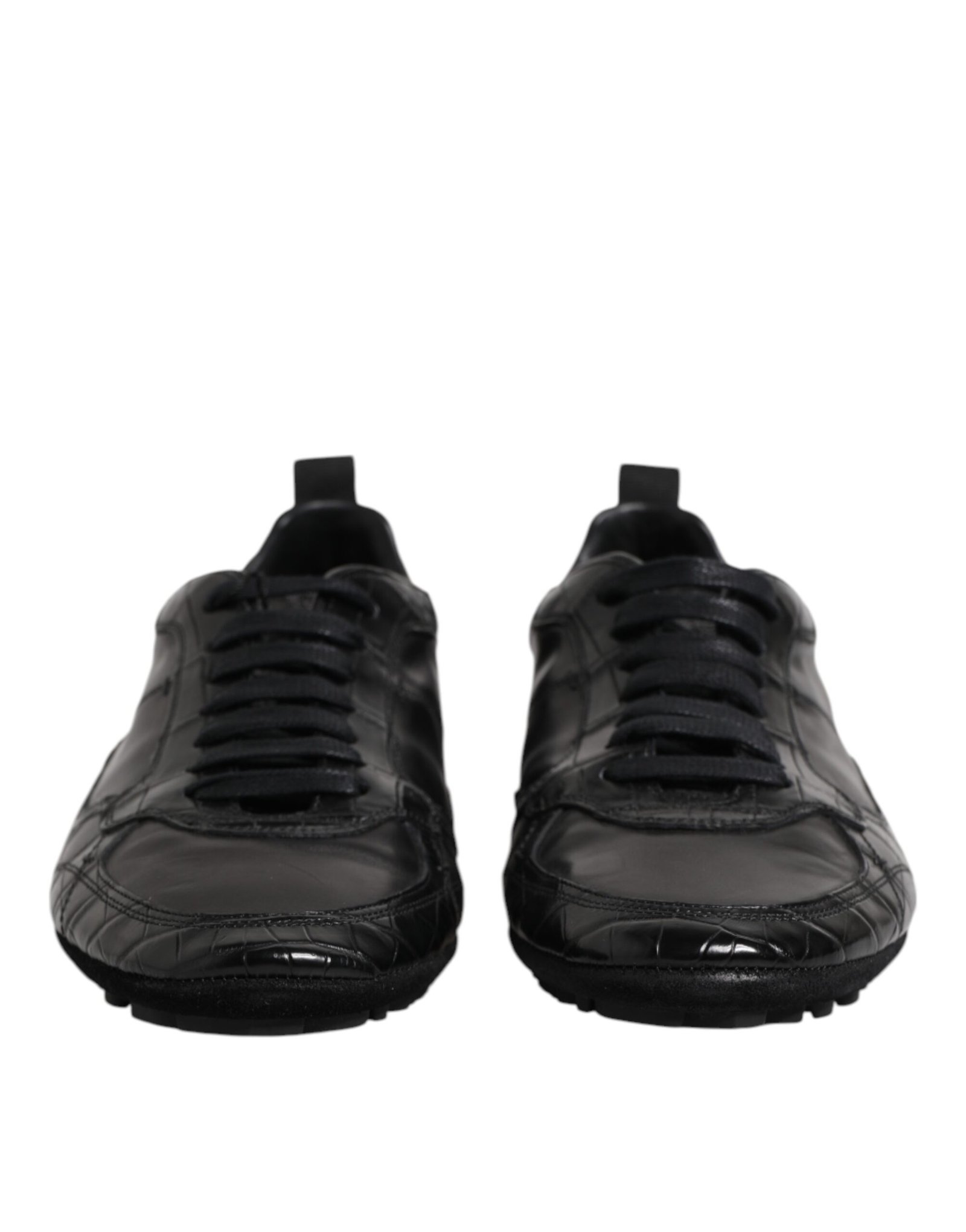 Dolce & Gabbana zwart Exotic leren lage sneakers Shoes