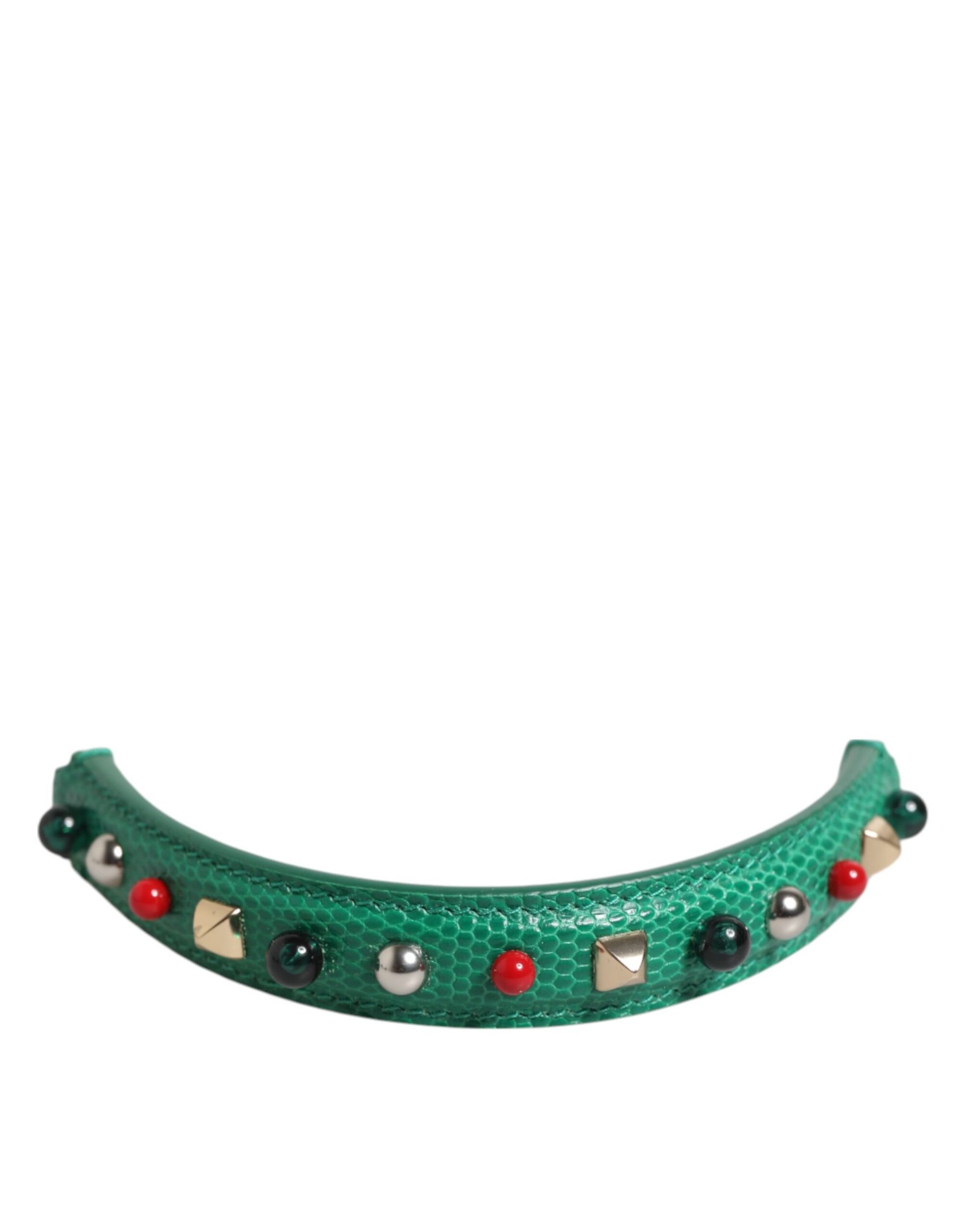 Dolce & Gabbana groen Embellished leren Bag Handle dames Shoulder Strap