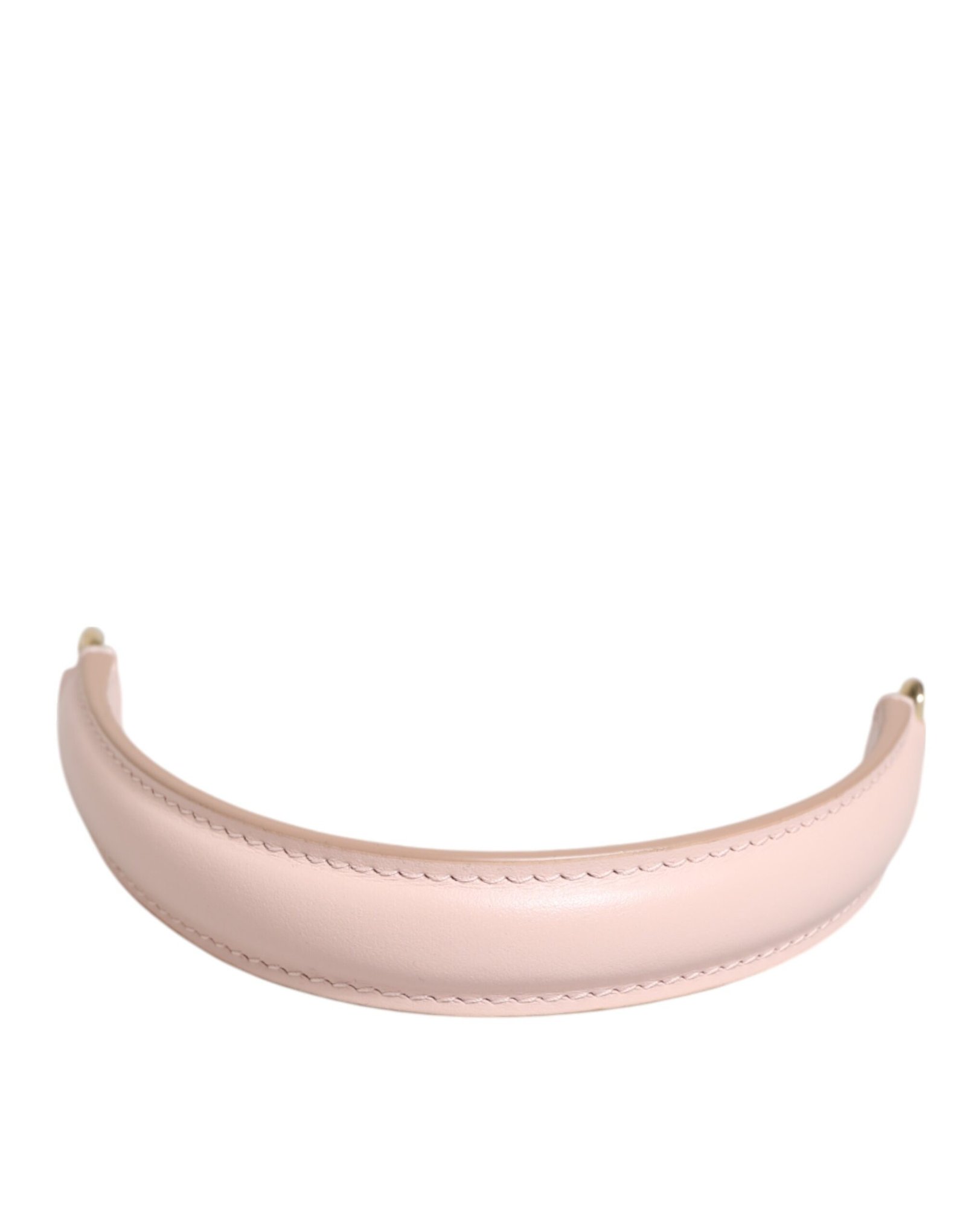 Dolce & Gabbana Strap roze leren goudkleurig Tone Big Bag Handle Shoulder Strap