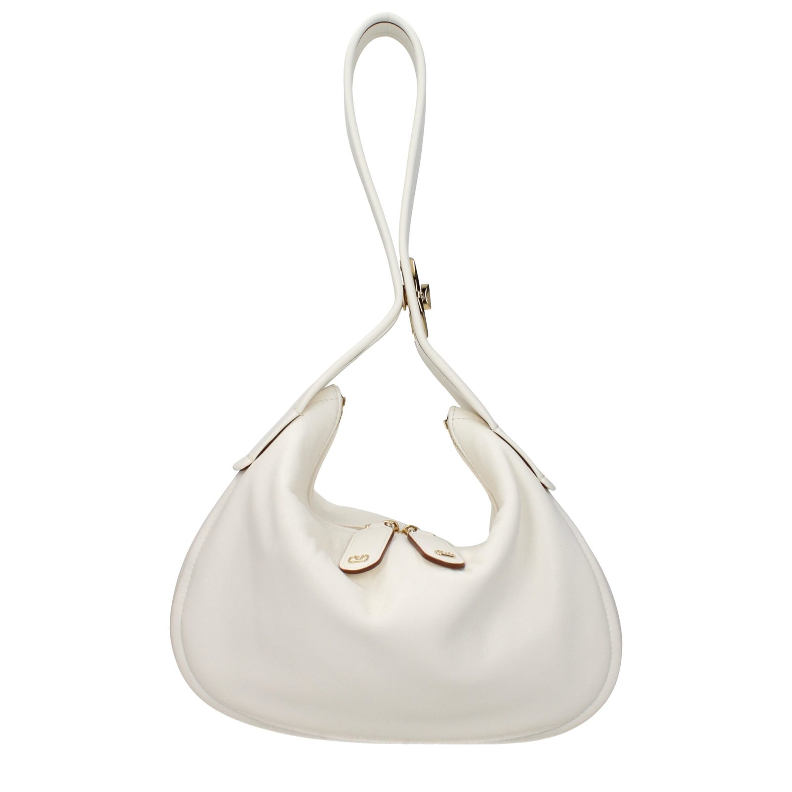 Valentino Garavani Beige leren handtas
