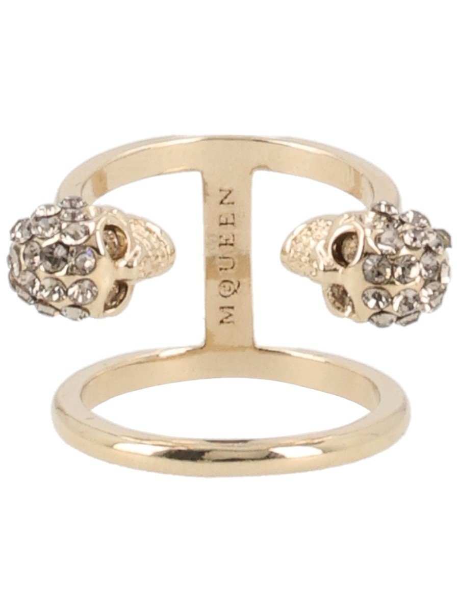 Alexander McQueen Anello schedelmotief