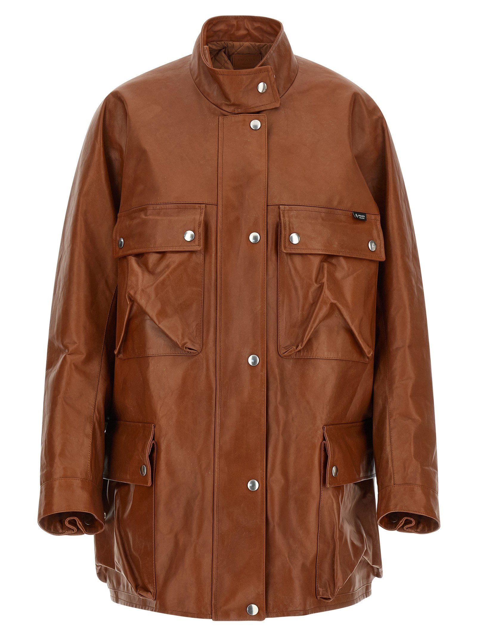 Prada Antiqued leren caban