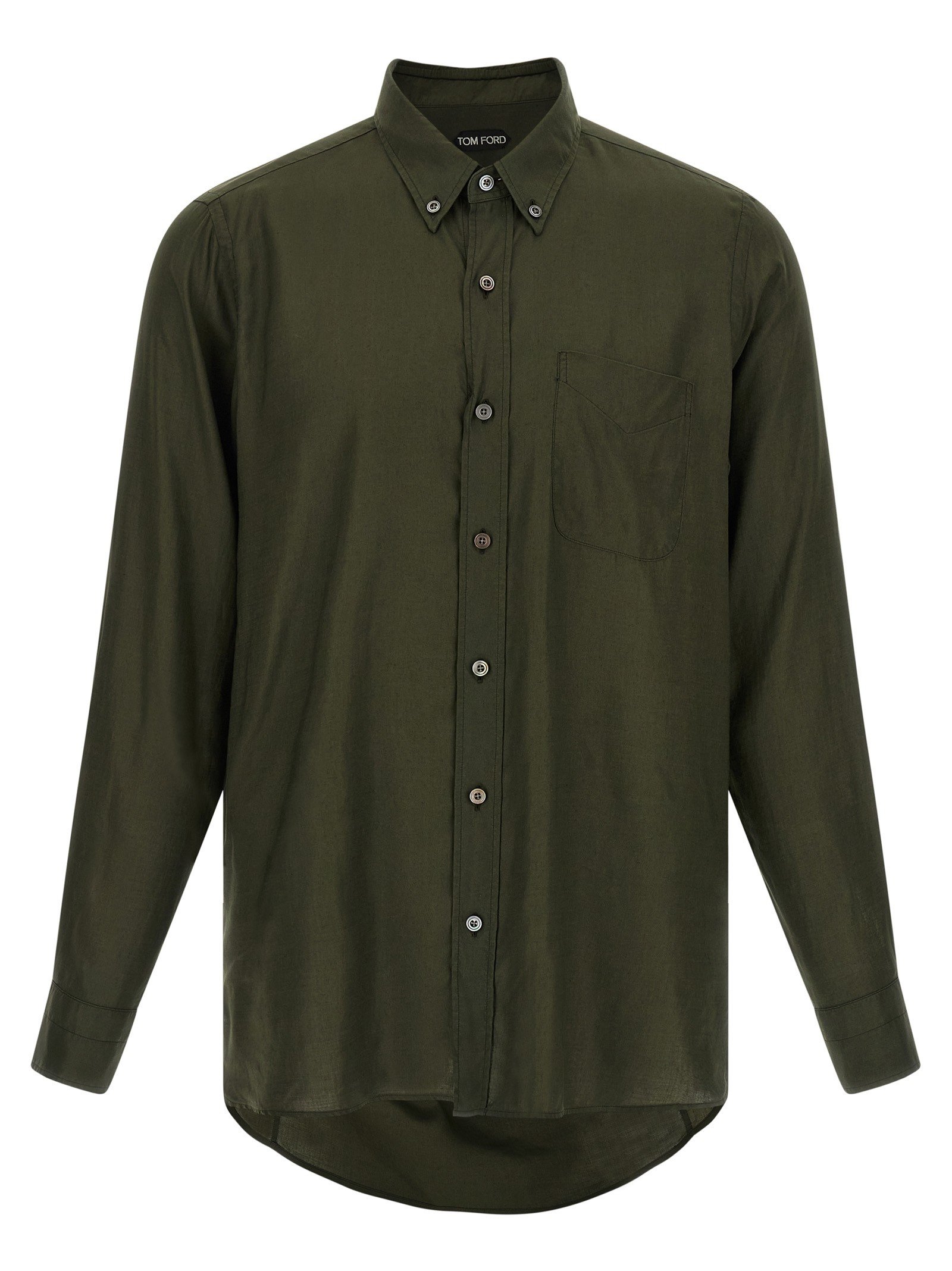 Tom Ford Knoop-down overhemd