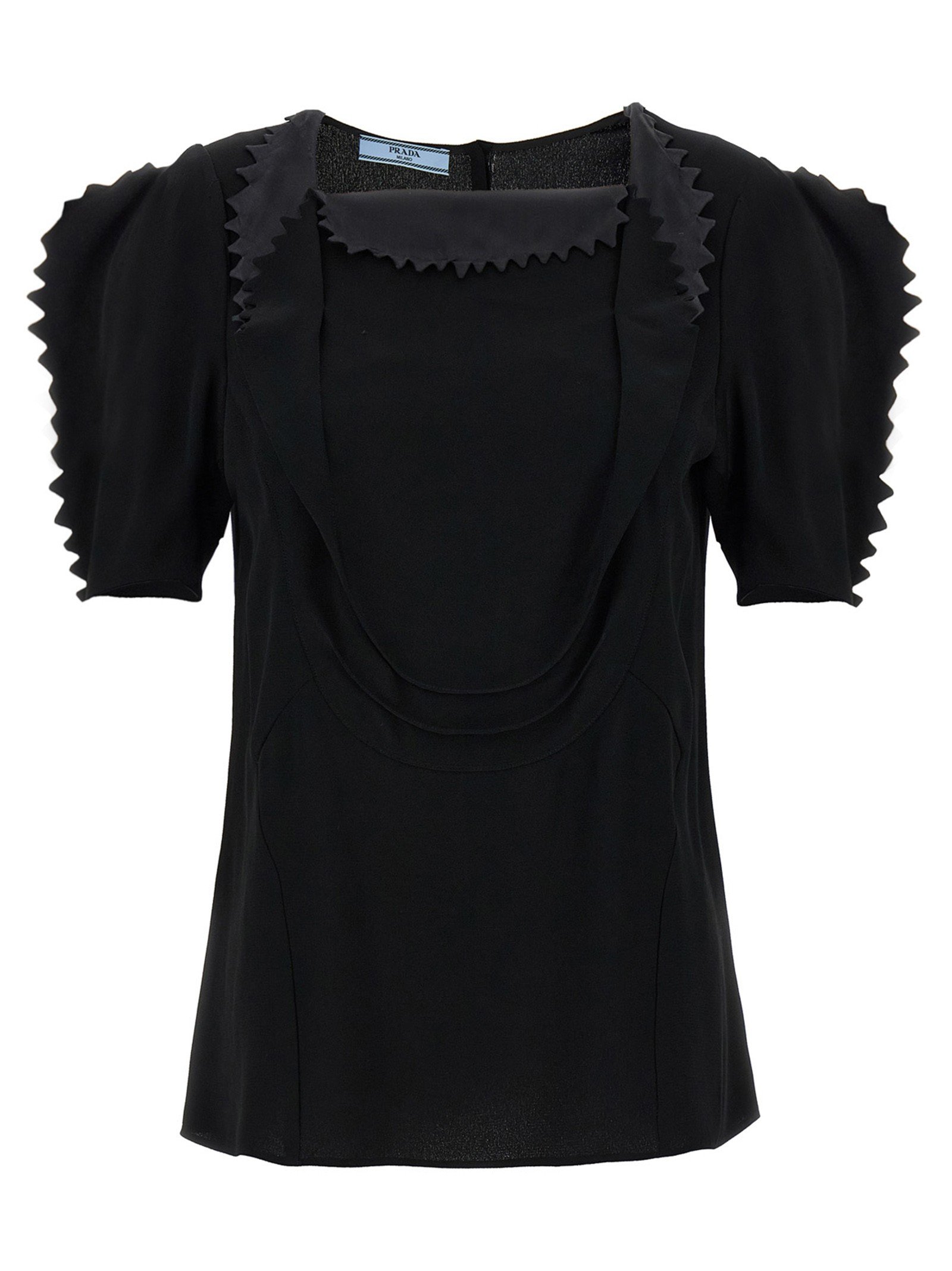 Prada Cady crêpe top