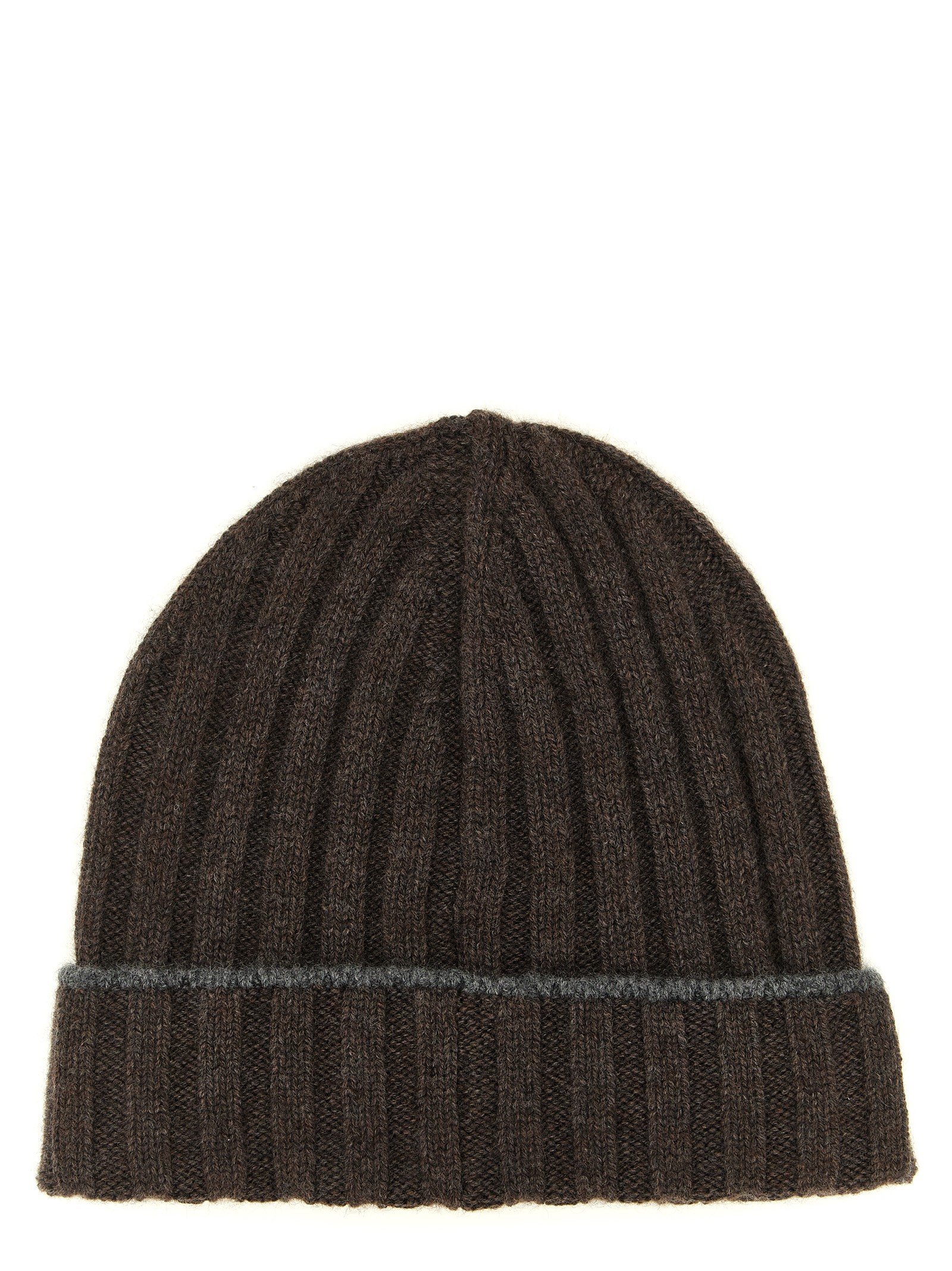 Brunello Cucinelli Kasjmieren turn-up beanie