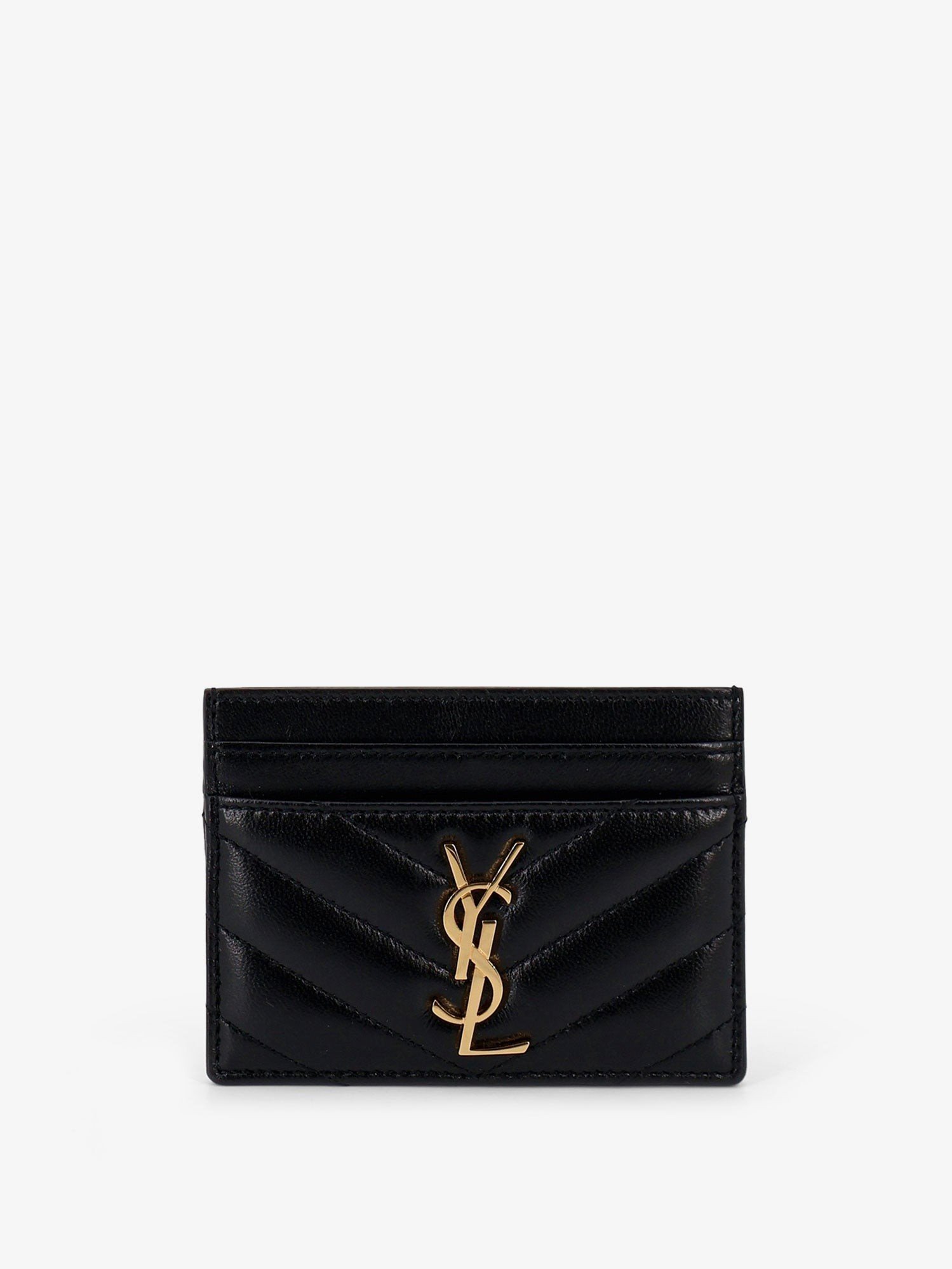 Saint Laurent Cassandre leren pasjeshouder