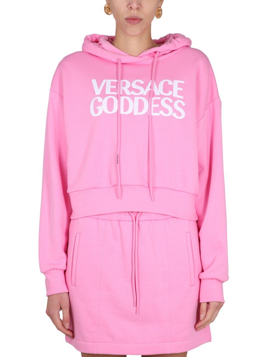 Versace Cropped sweatshirt