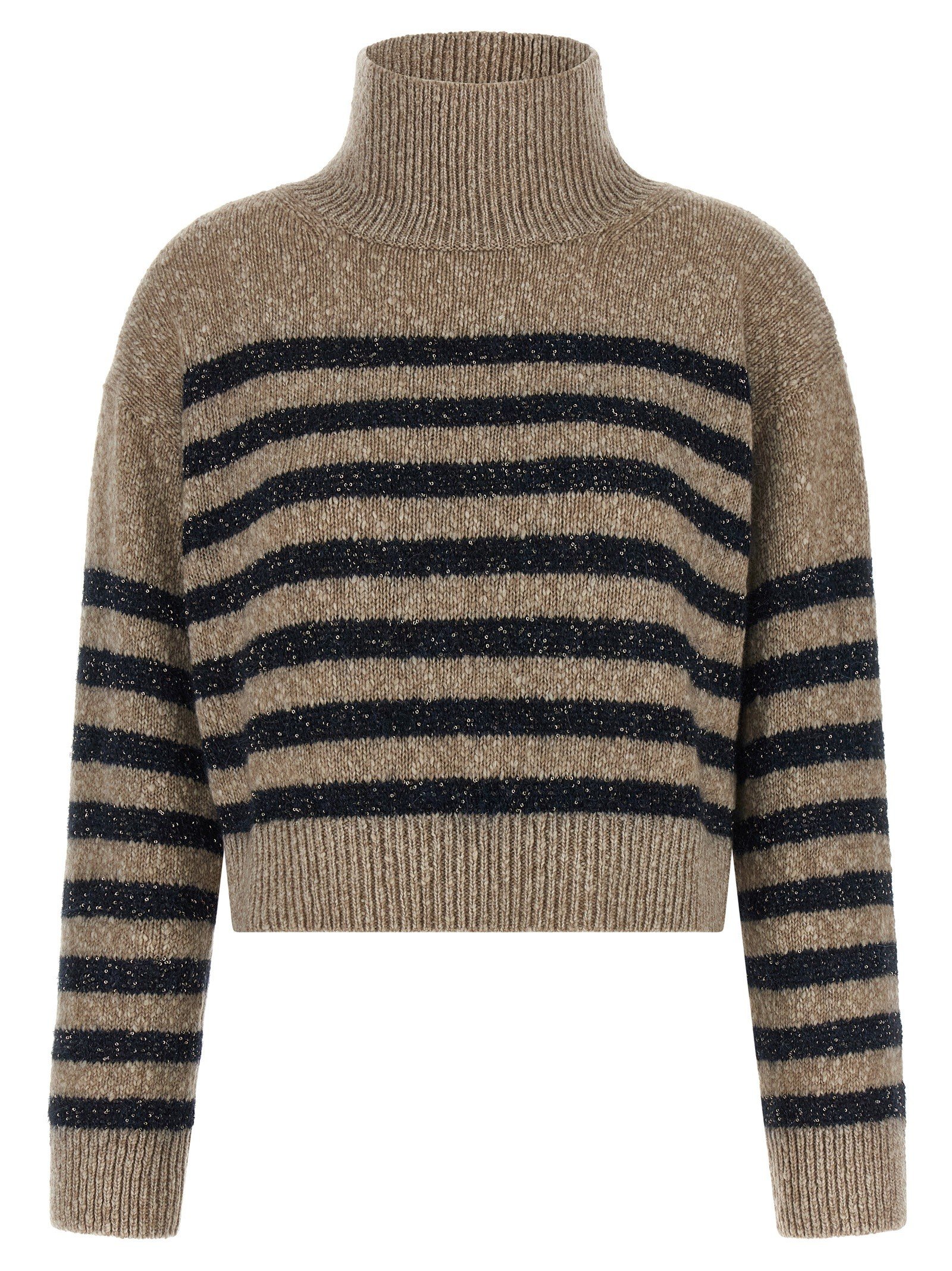 Brunello Cucinelli Dazzling Stripes trui