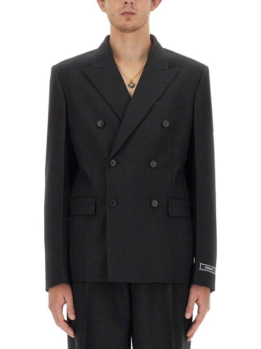 Versace Double-Breasted blazer