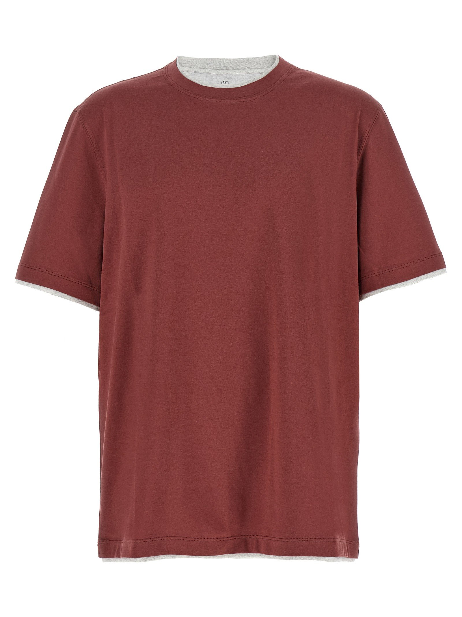 Brunello Cucinelli Double layer T-shirt
