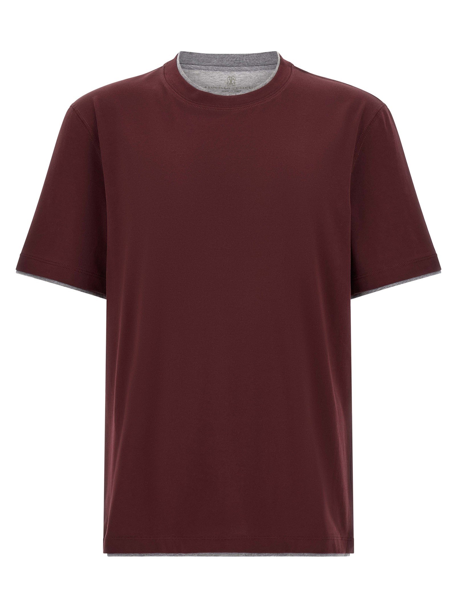 Brunello Cucinelli Double layer T-shirt