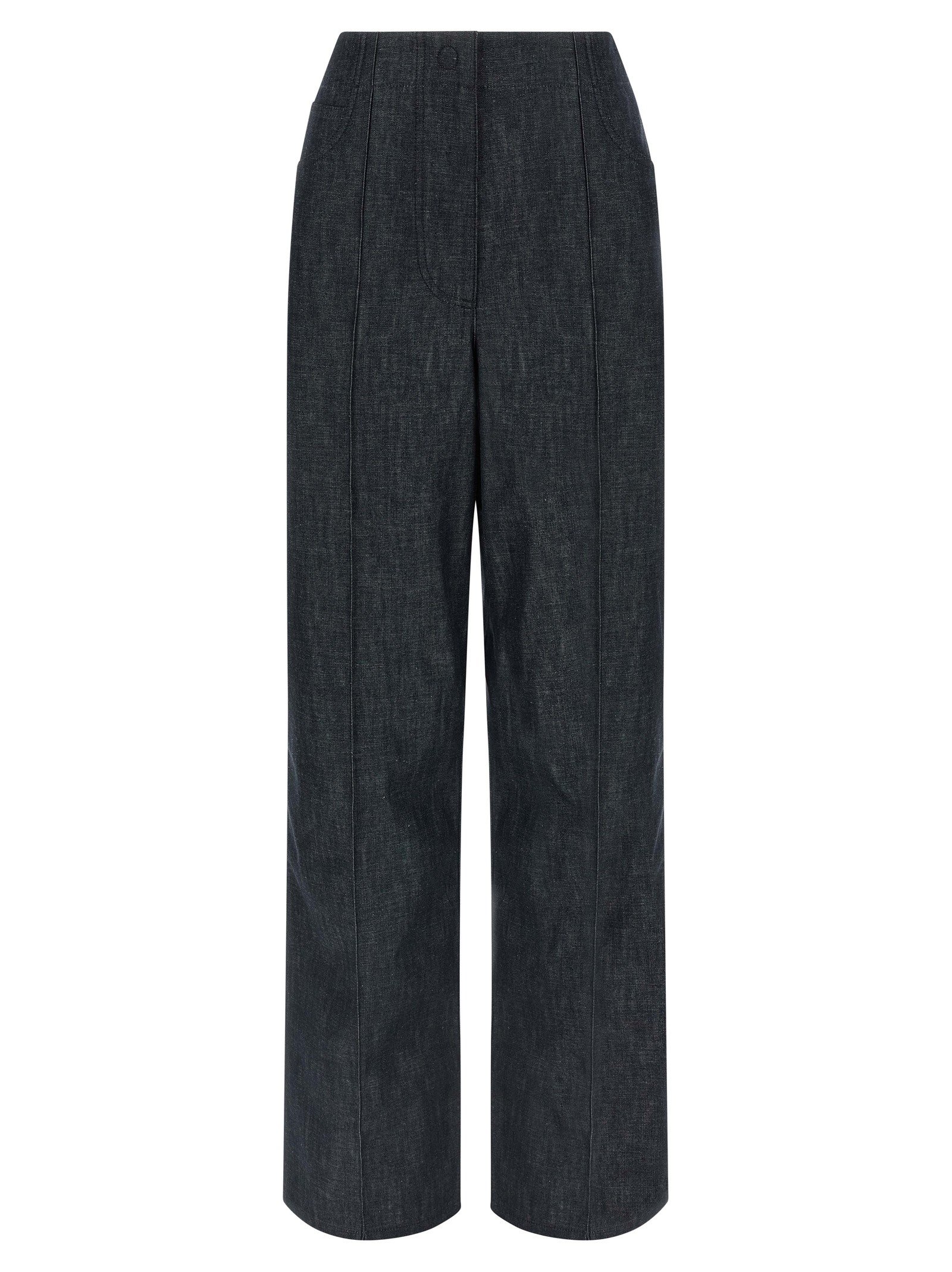 Fendi Roma patch jeans