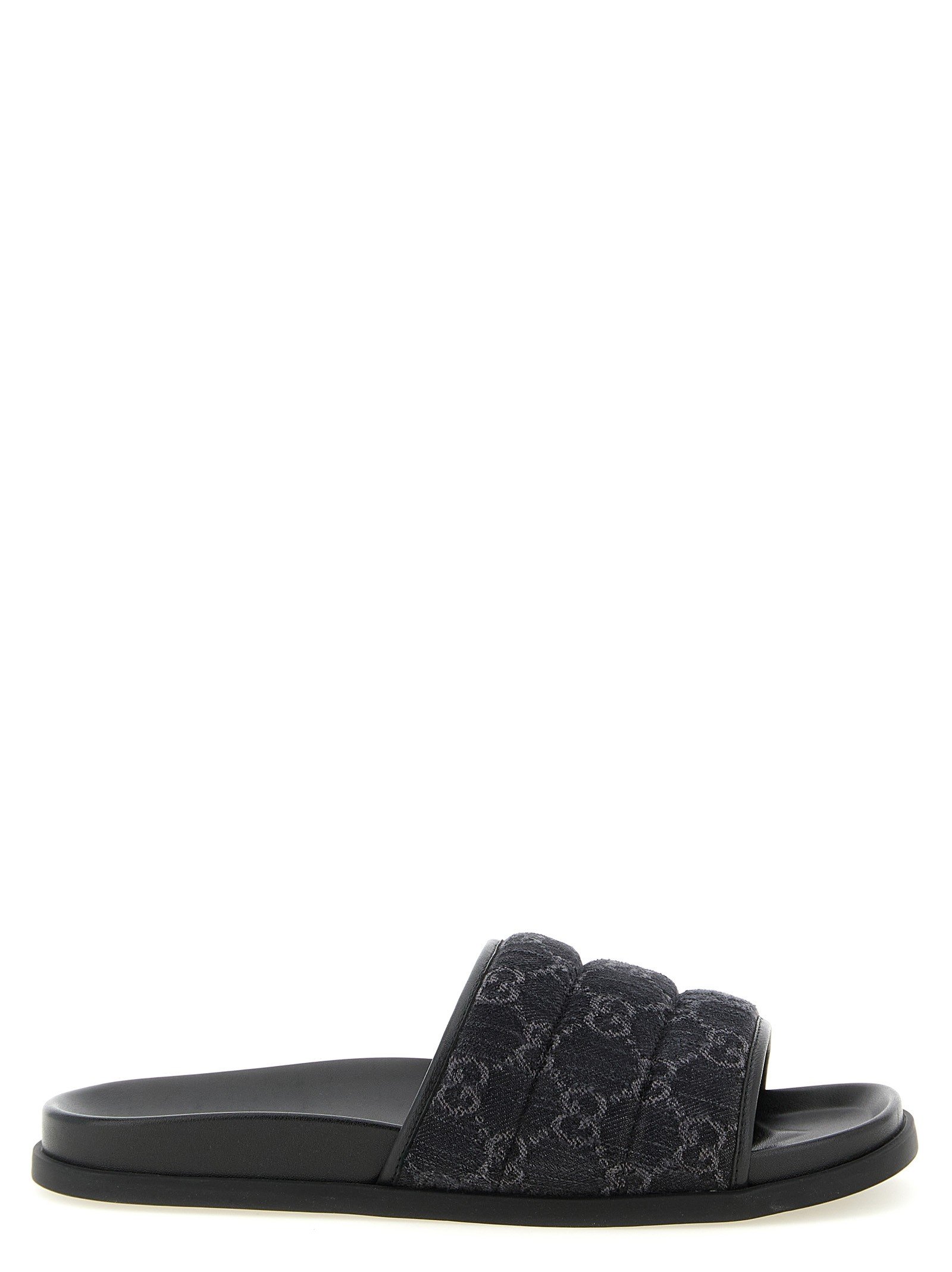 Gucci GG denim slides