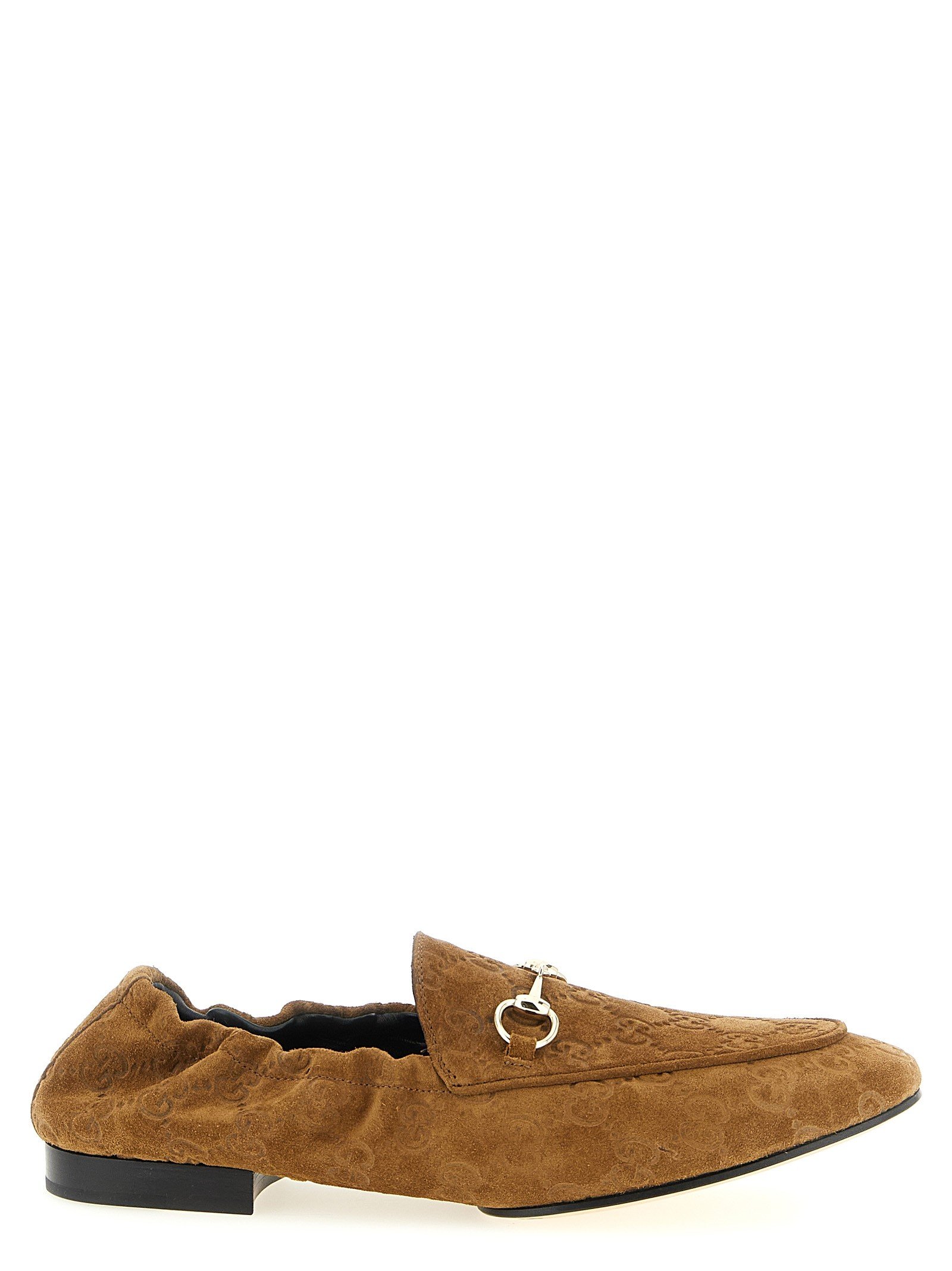 Gucci GG suède loafers