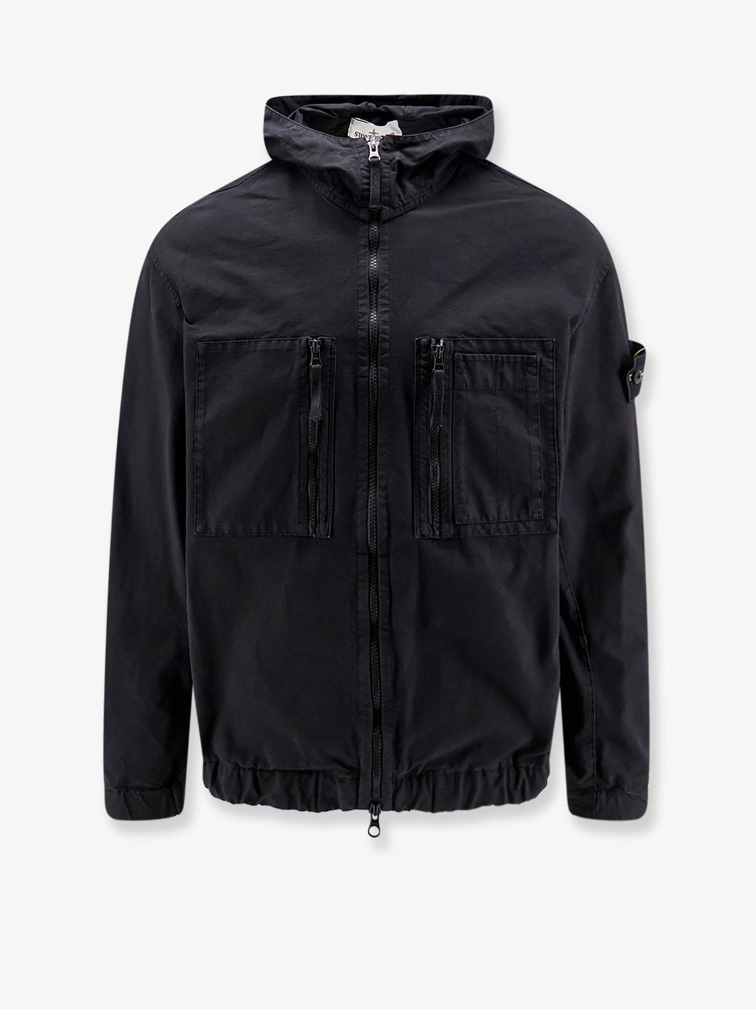 Stone Island Met capuchon organic katoenen jack