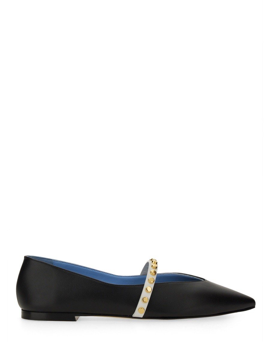 Alexander McQueen Leren Ballerina