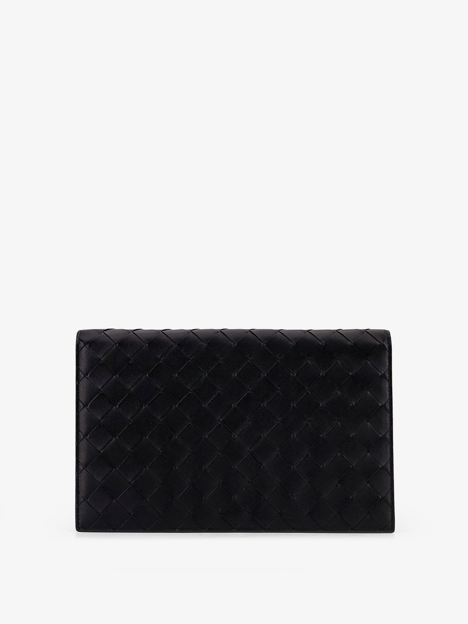 Bottega Veneta Leren clutch tas met Intrecciato motief