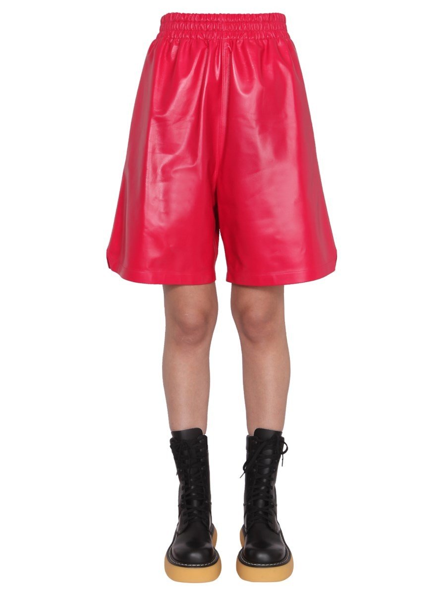 Bottega Veneta Leren korte broek
