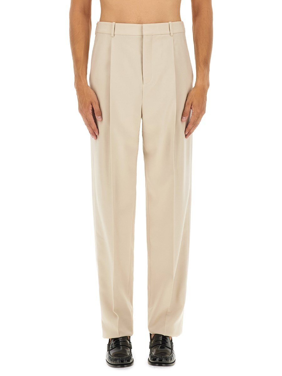 Saint Laurent Lichtgewicht wollen broek