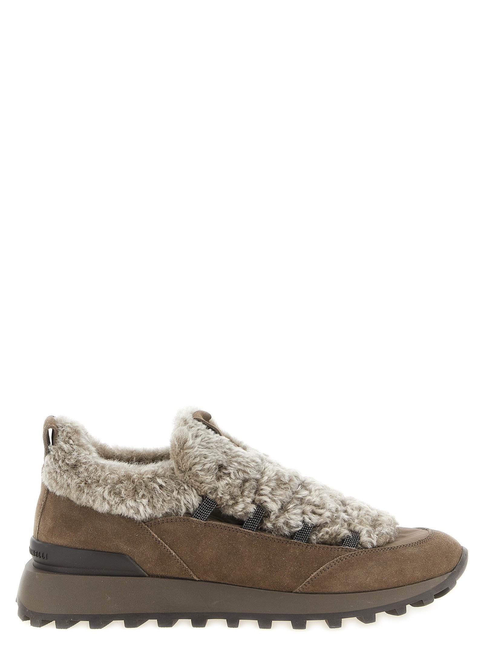 Brunello Cucinelli Monile shearling sneaker