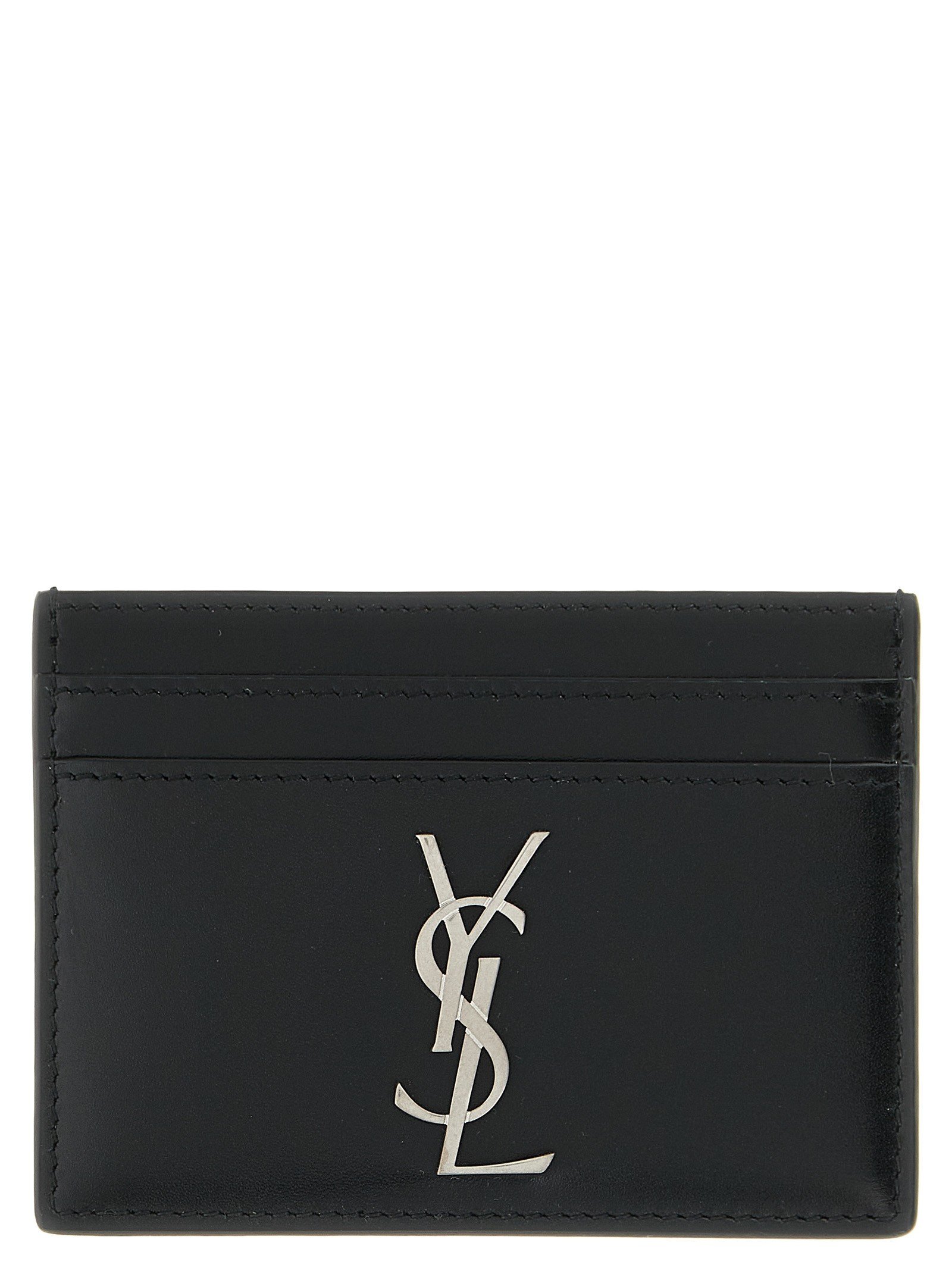 Saint Laurent Cassandre leren pasjeshouder