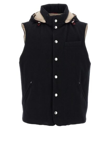 Brunello Cucinelli Gewatteerd wollen gilet