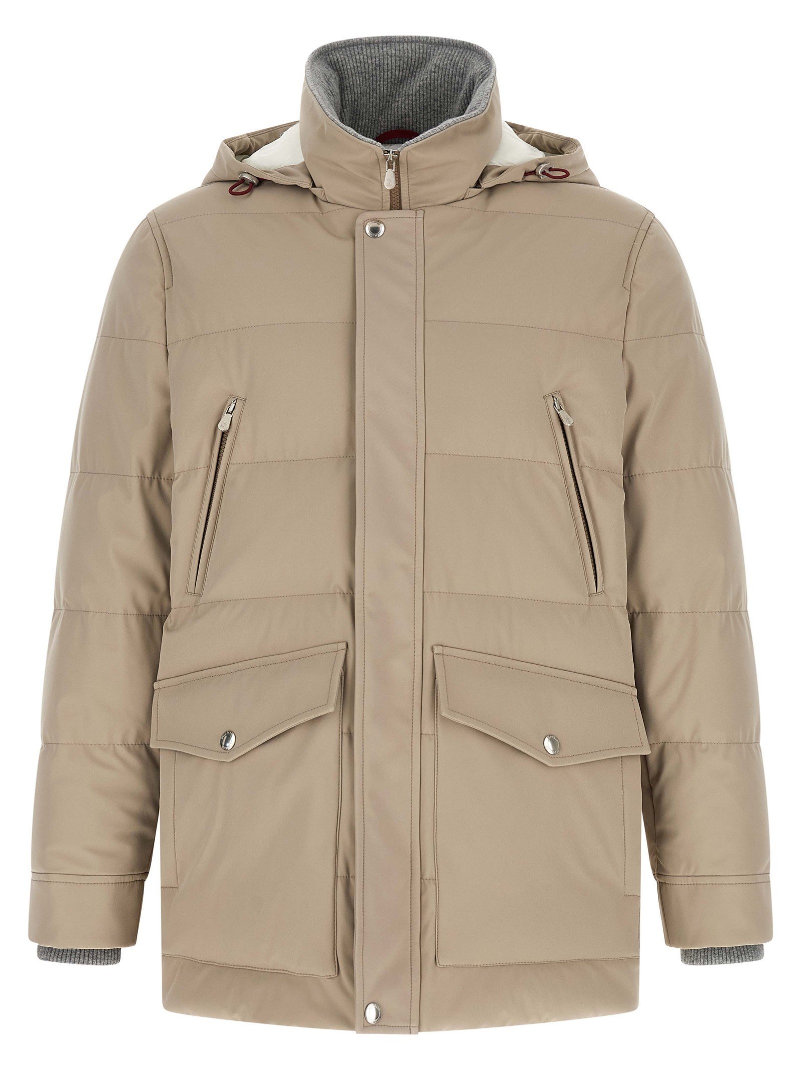 Brunello Cucinelli Gewatteerd parka