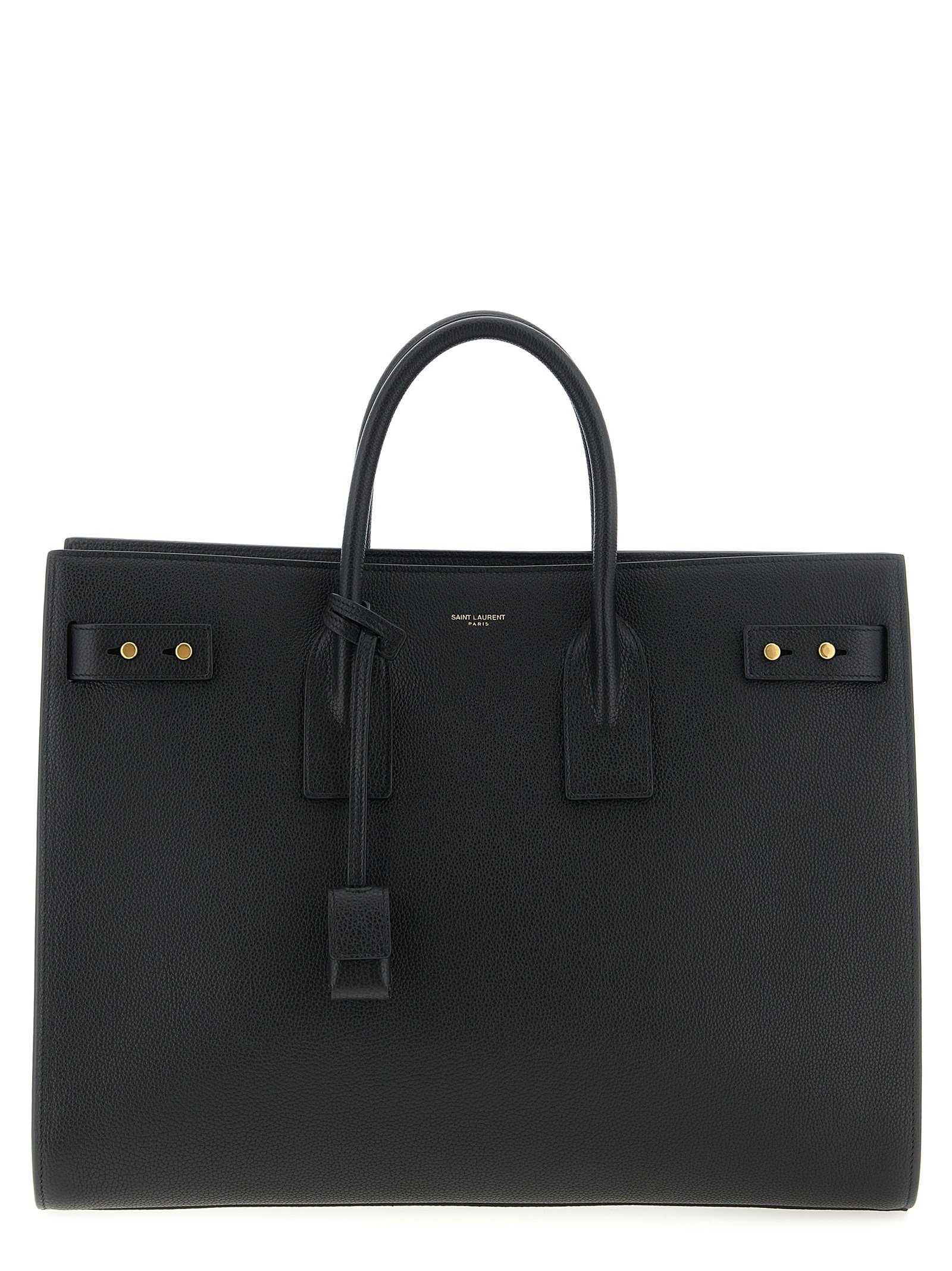 Saint Laurent Sac De Jour groot leren schoudertas