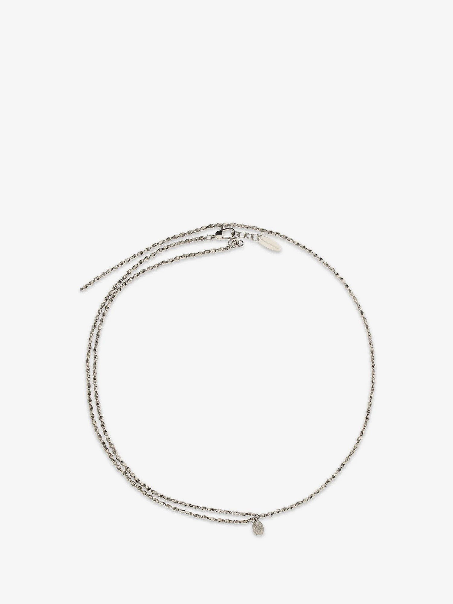 Brunello Cucinelli Zilverkleurig ketting