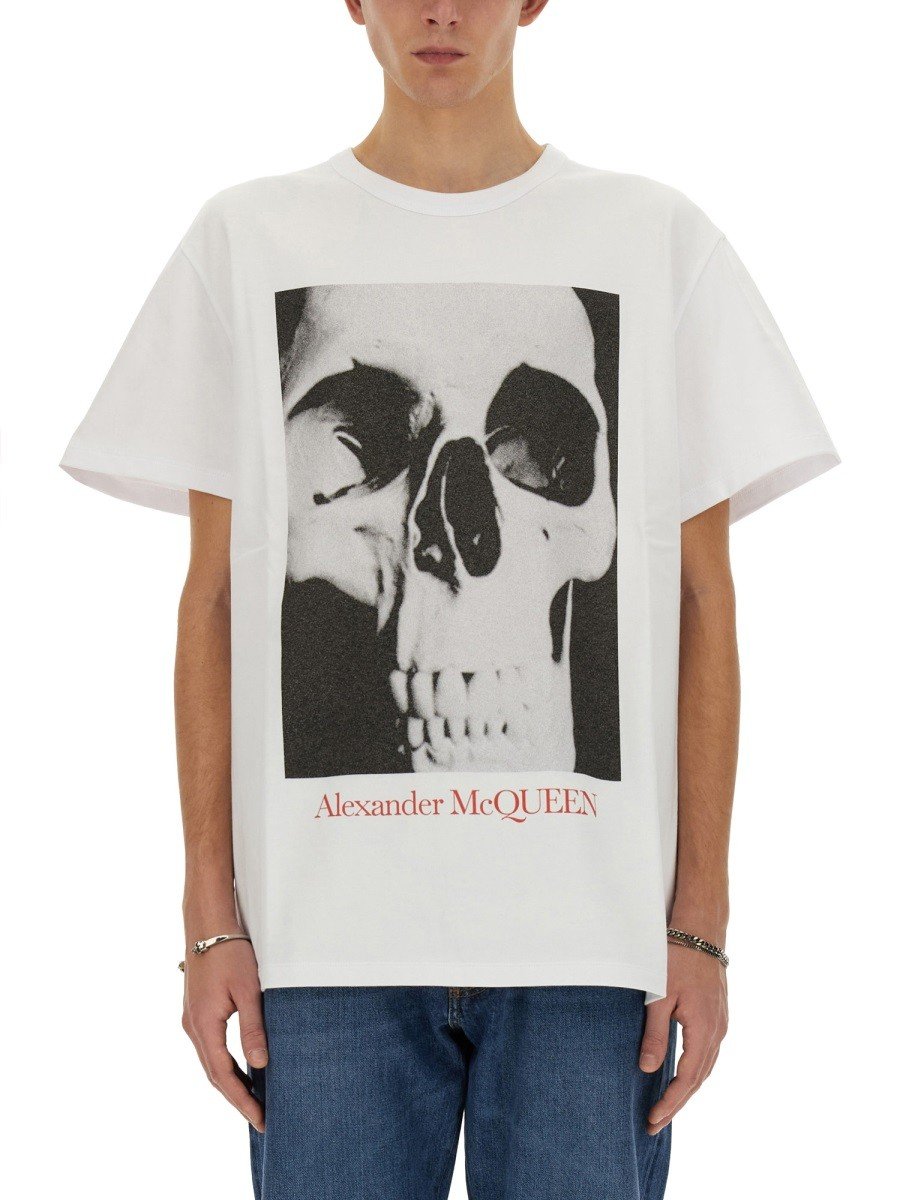 Alexander McQueen Schedelmotief print T-shirt