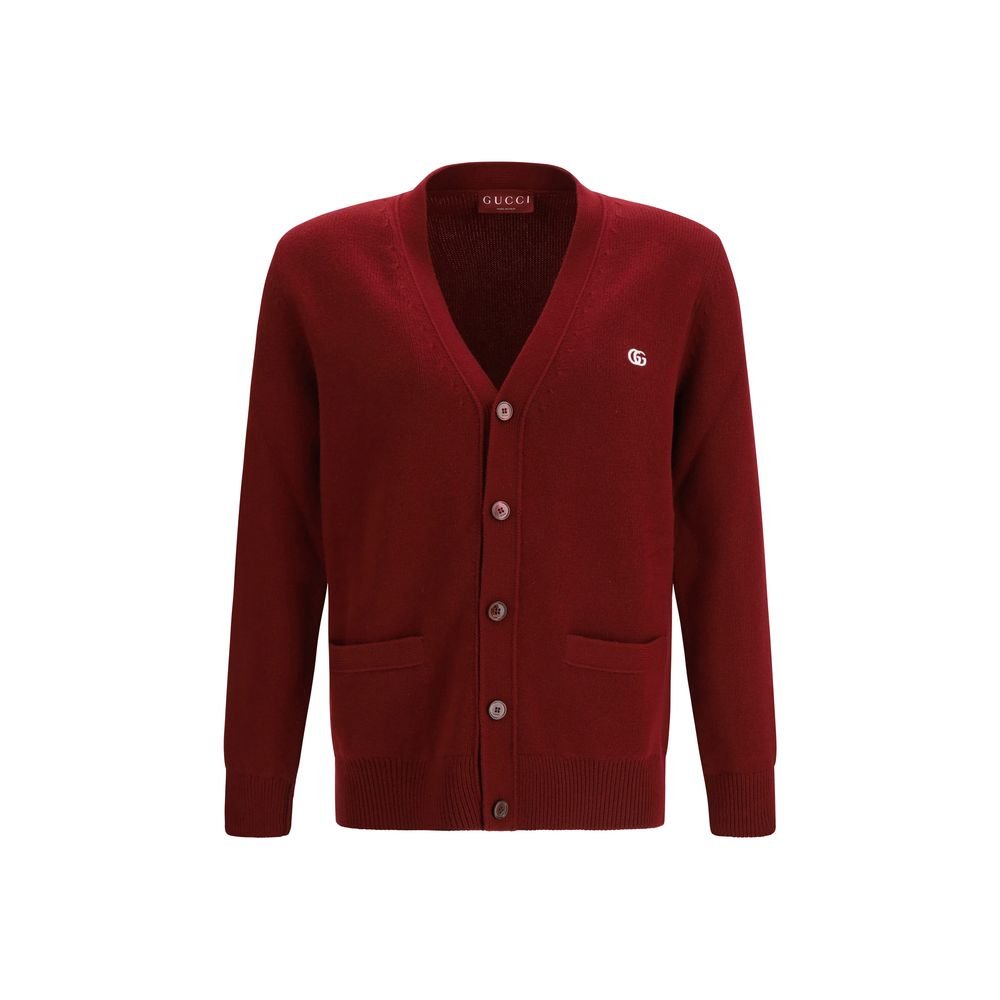Gucci bordeauxrood wollen vest
