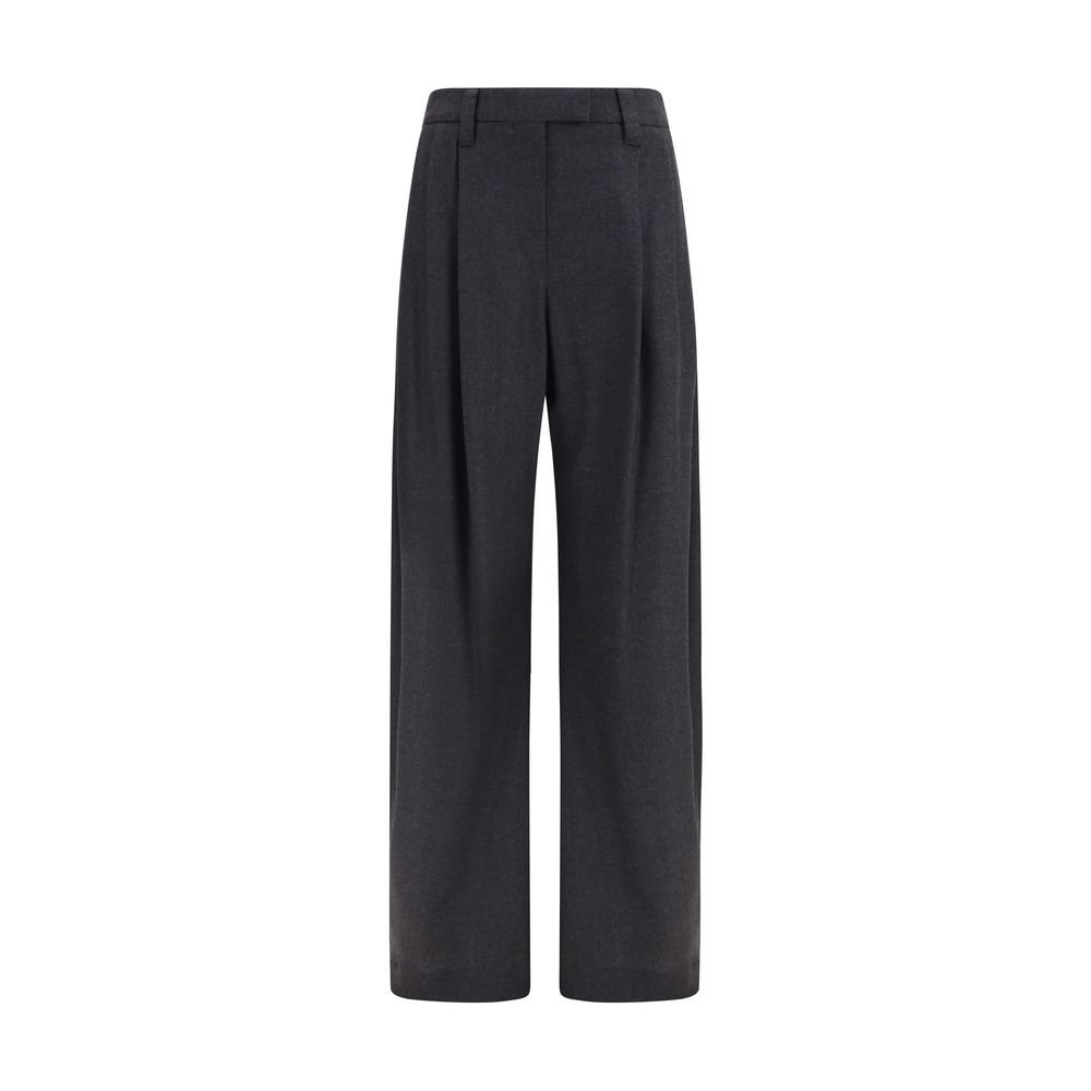 Brunello Cucinelli grijs wollen pantalon