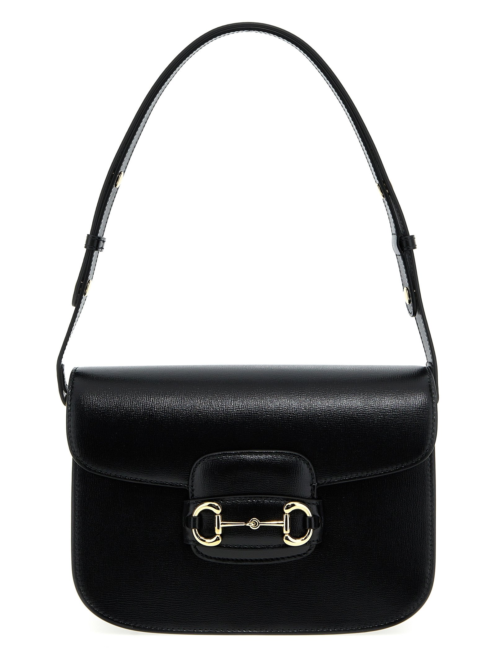Gucci zwart leren schoudertas