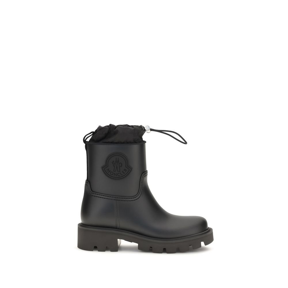 Moncler zwart Pvc Rain laarzen