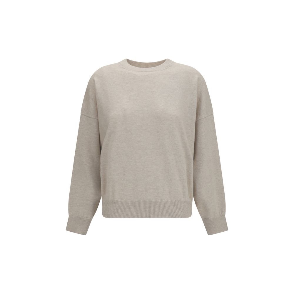 Brunello Cucinelli Beige kasjmieren trui