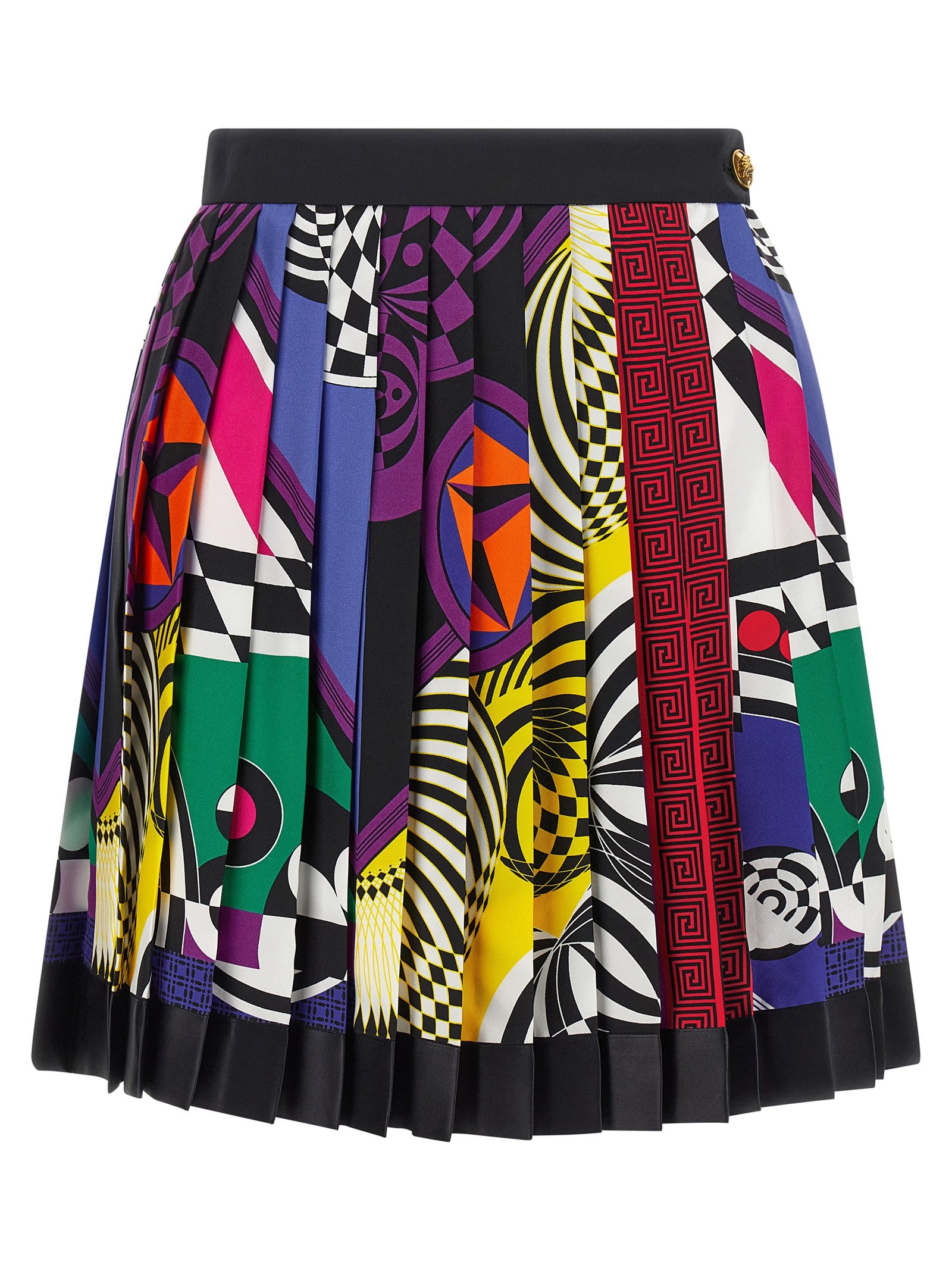 Versace meerkleurig zijden Long rok