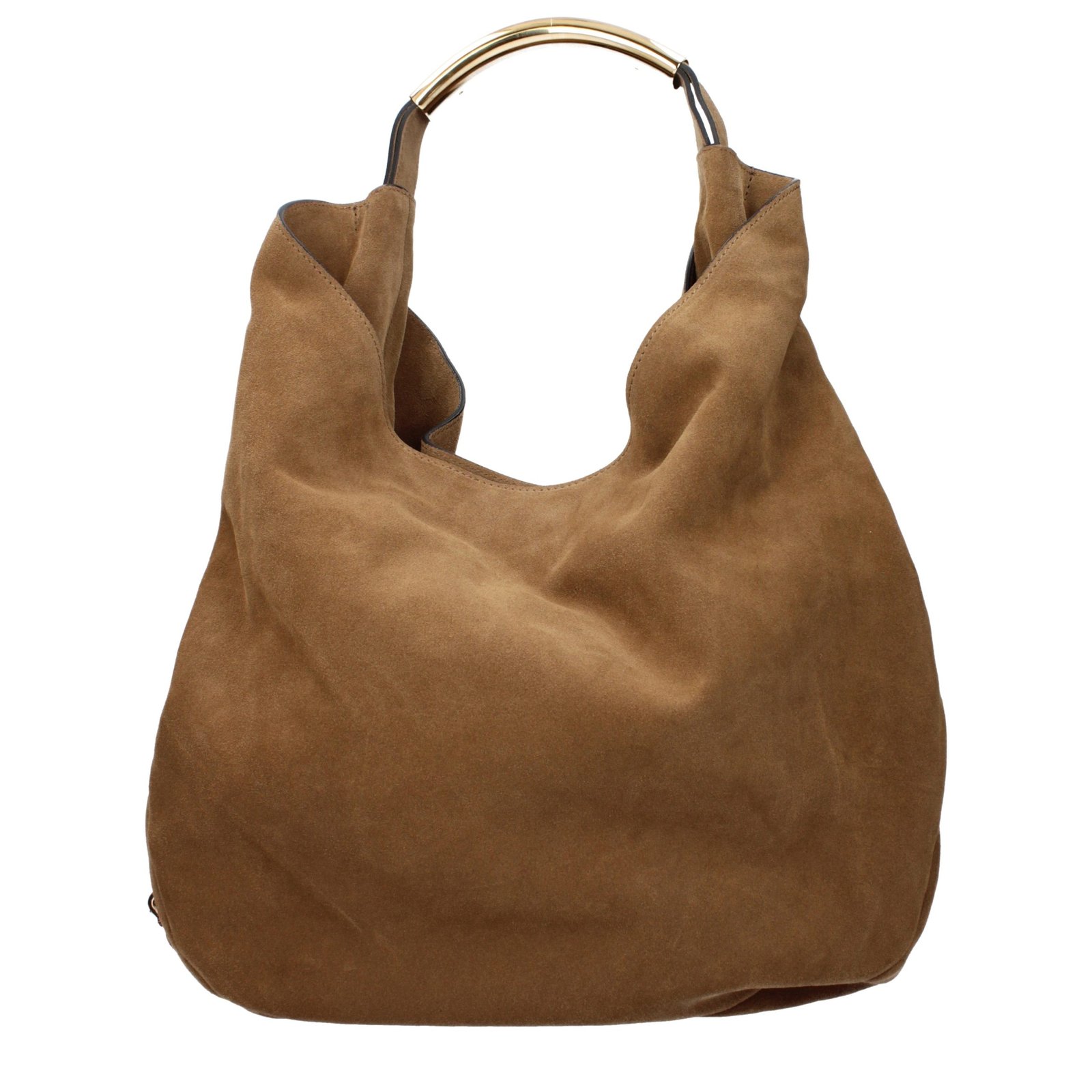 Moschino bruin leren schoudertas