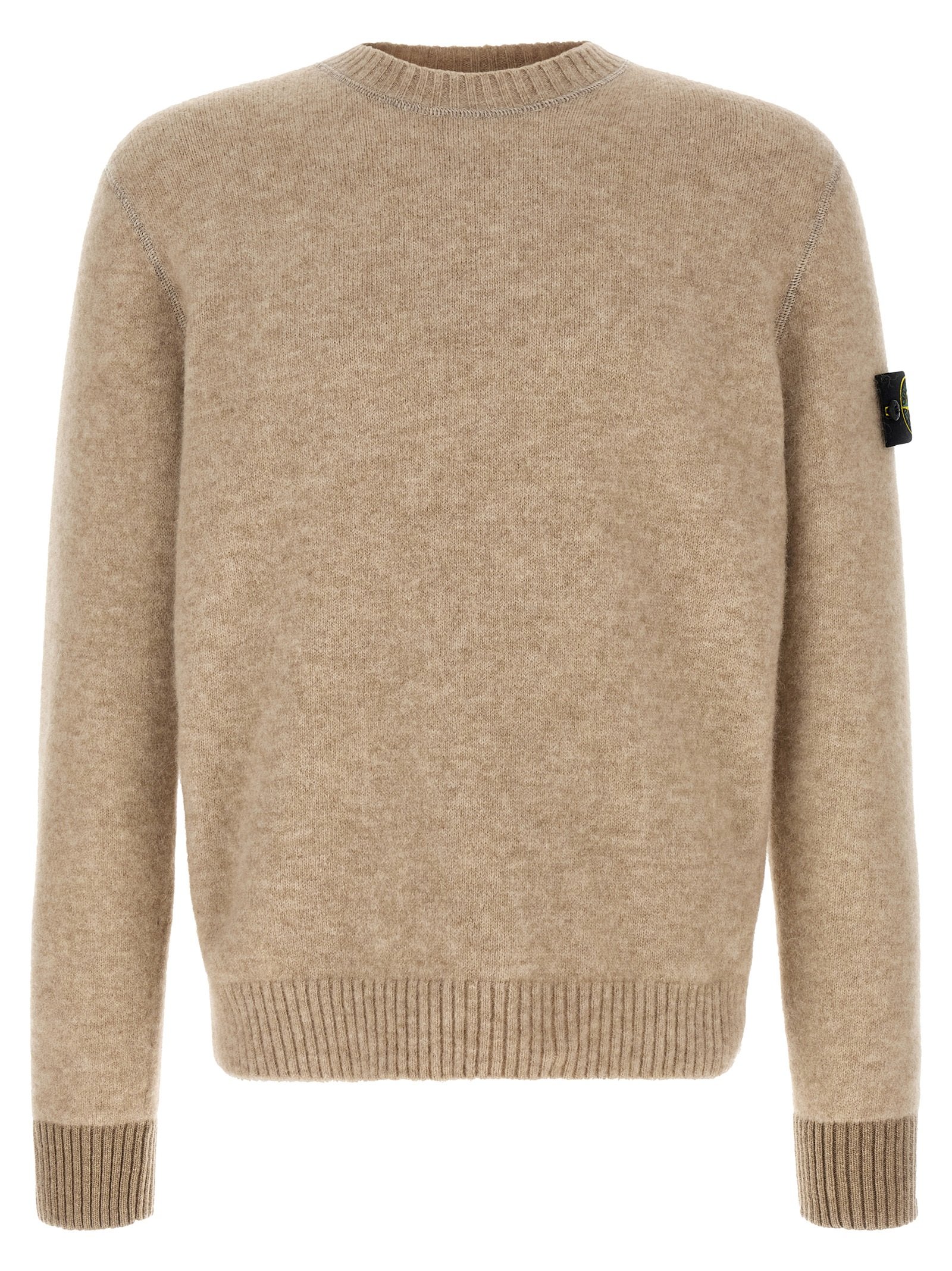Stone Island Beige wollen vest