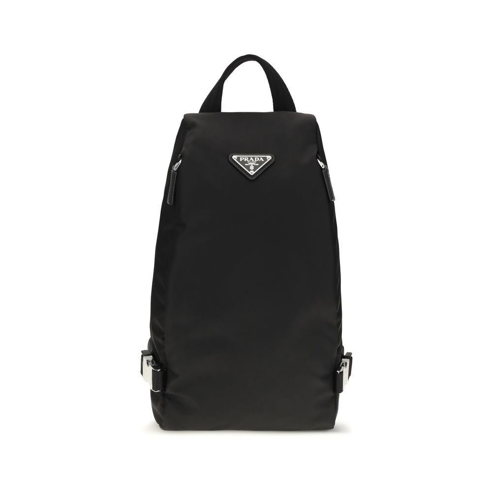 Prada zwart nylon Backpack