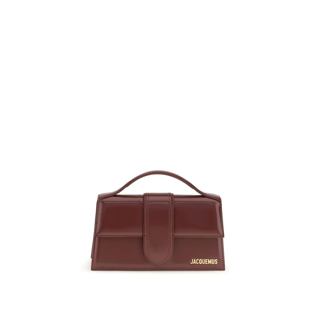 Jacquemus bordeauxrood kalfsleren schoudertas