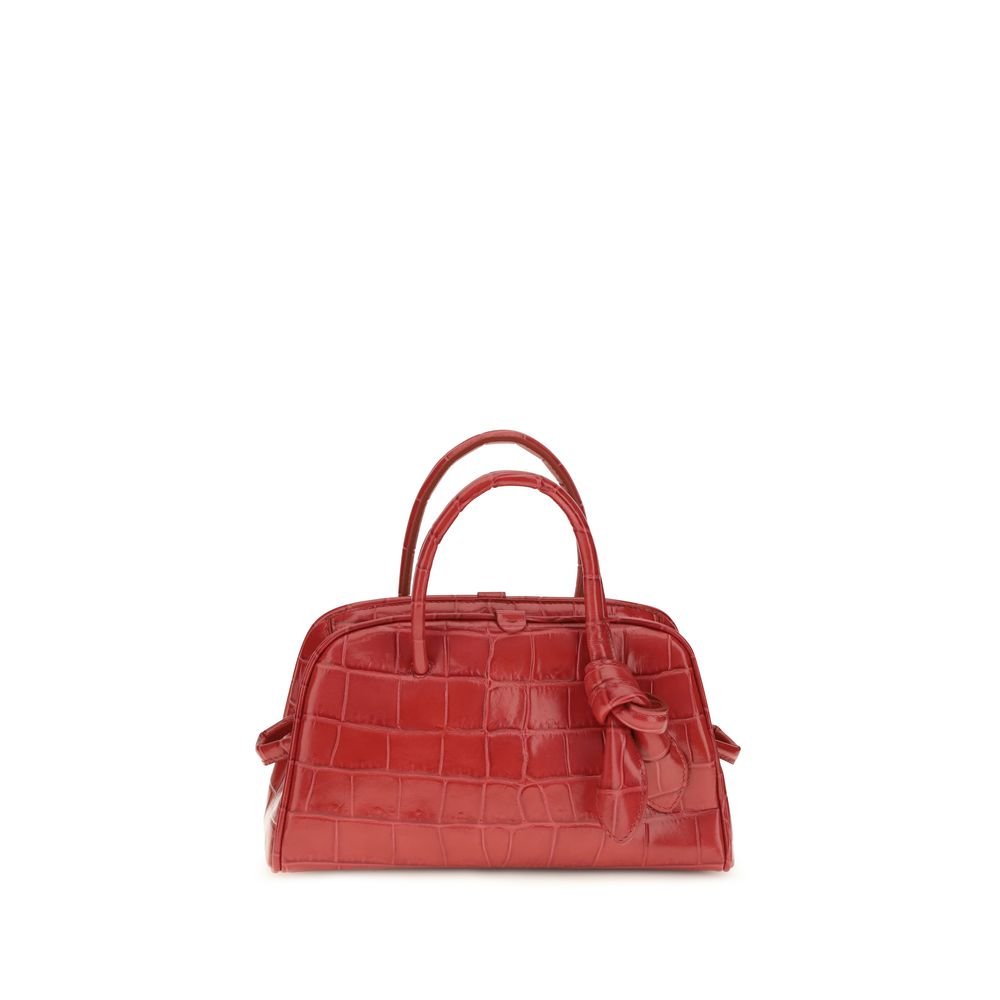 Jacquemus rood kalfsleren schoudertas
