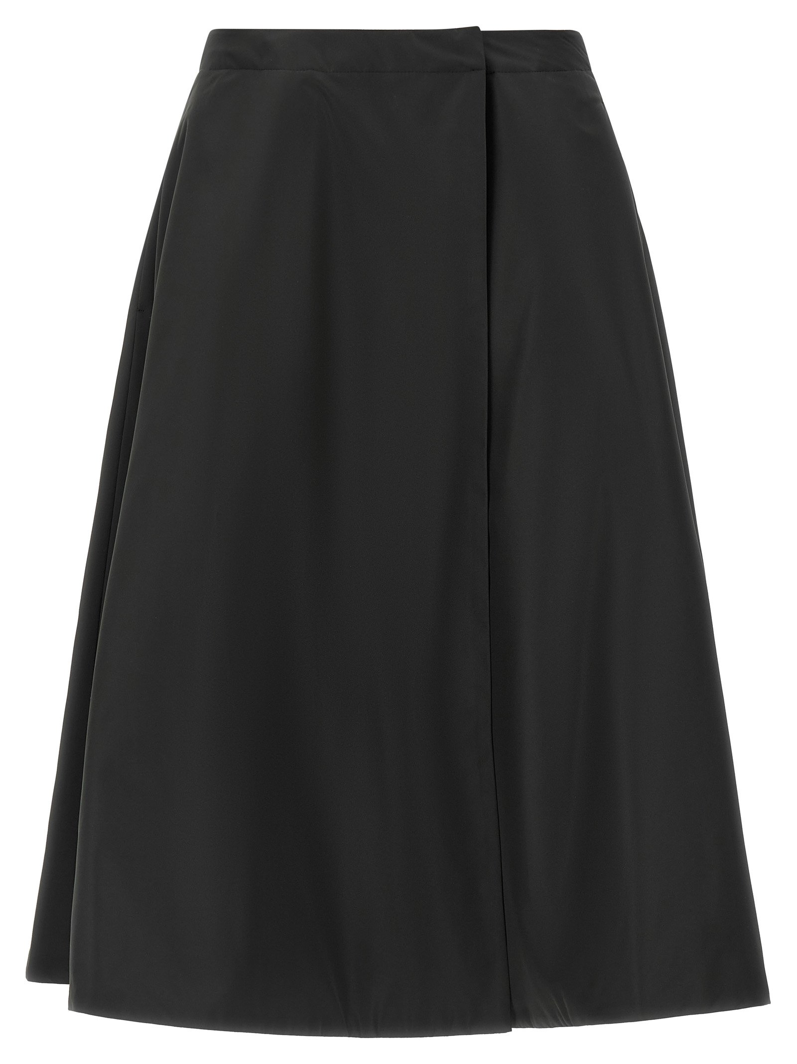 Moncler zwart polyester Midi rok