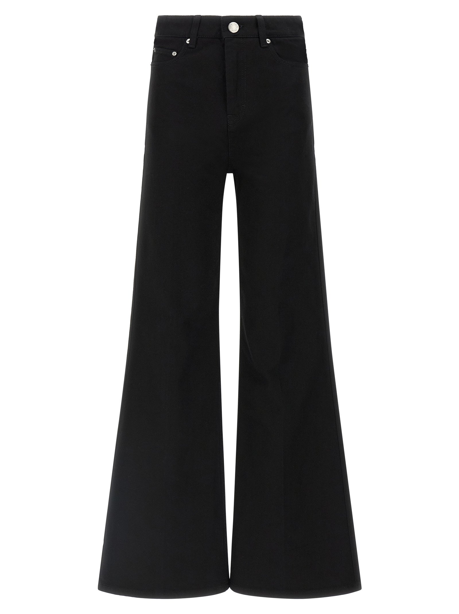 Ami Paris zwart katoenen Flared jeans