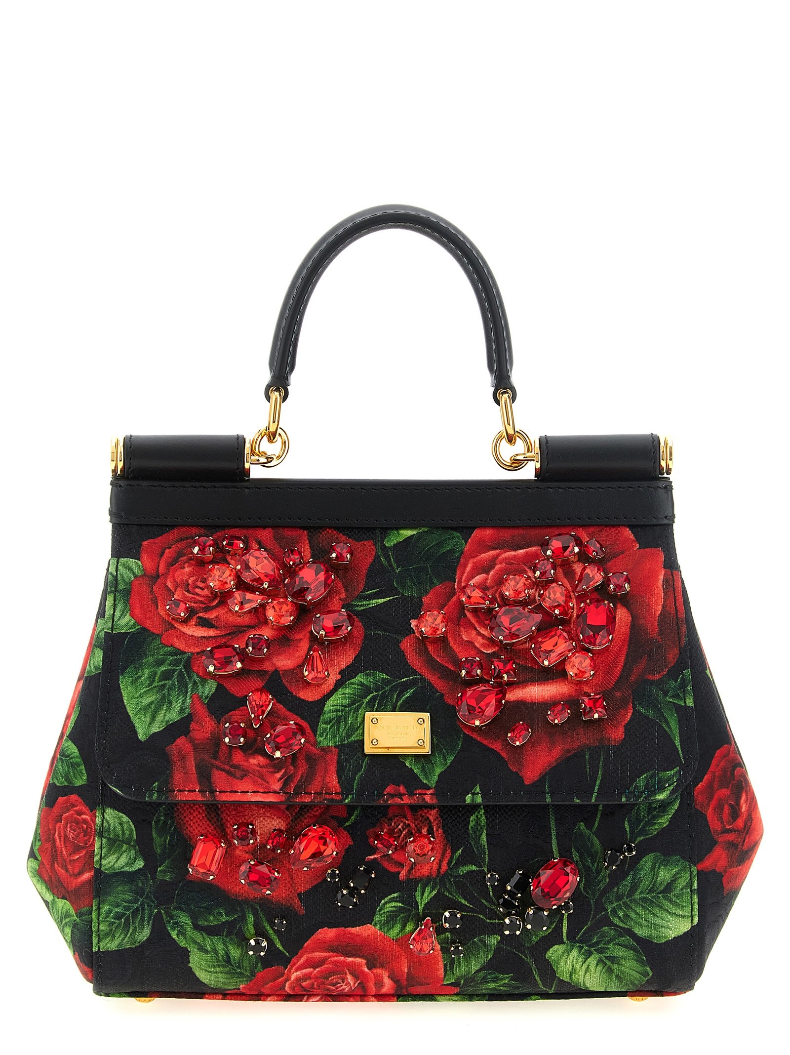 Dolce & Gabbana rood katoenen handtas