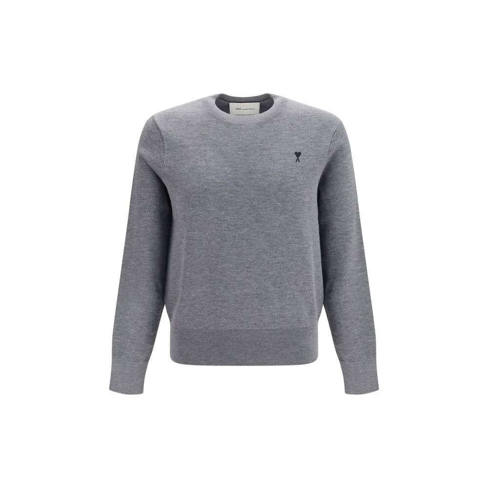 Ami Paris grijs wollen sweatshirt