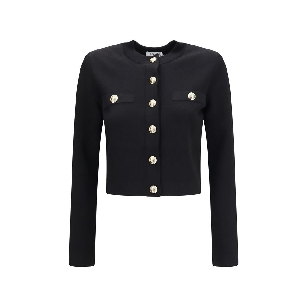 Balmain zwart viscose vest