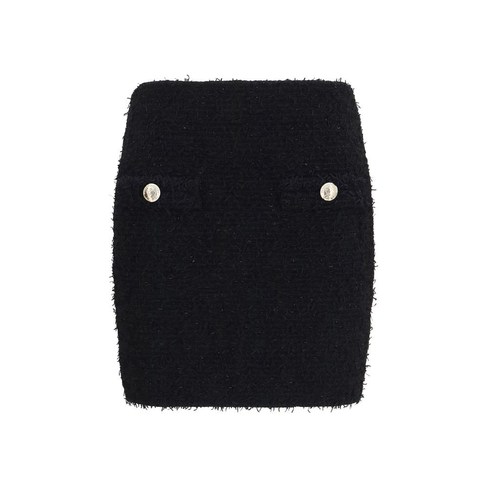 Balmain zwart viscose Mini rok