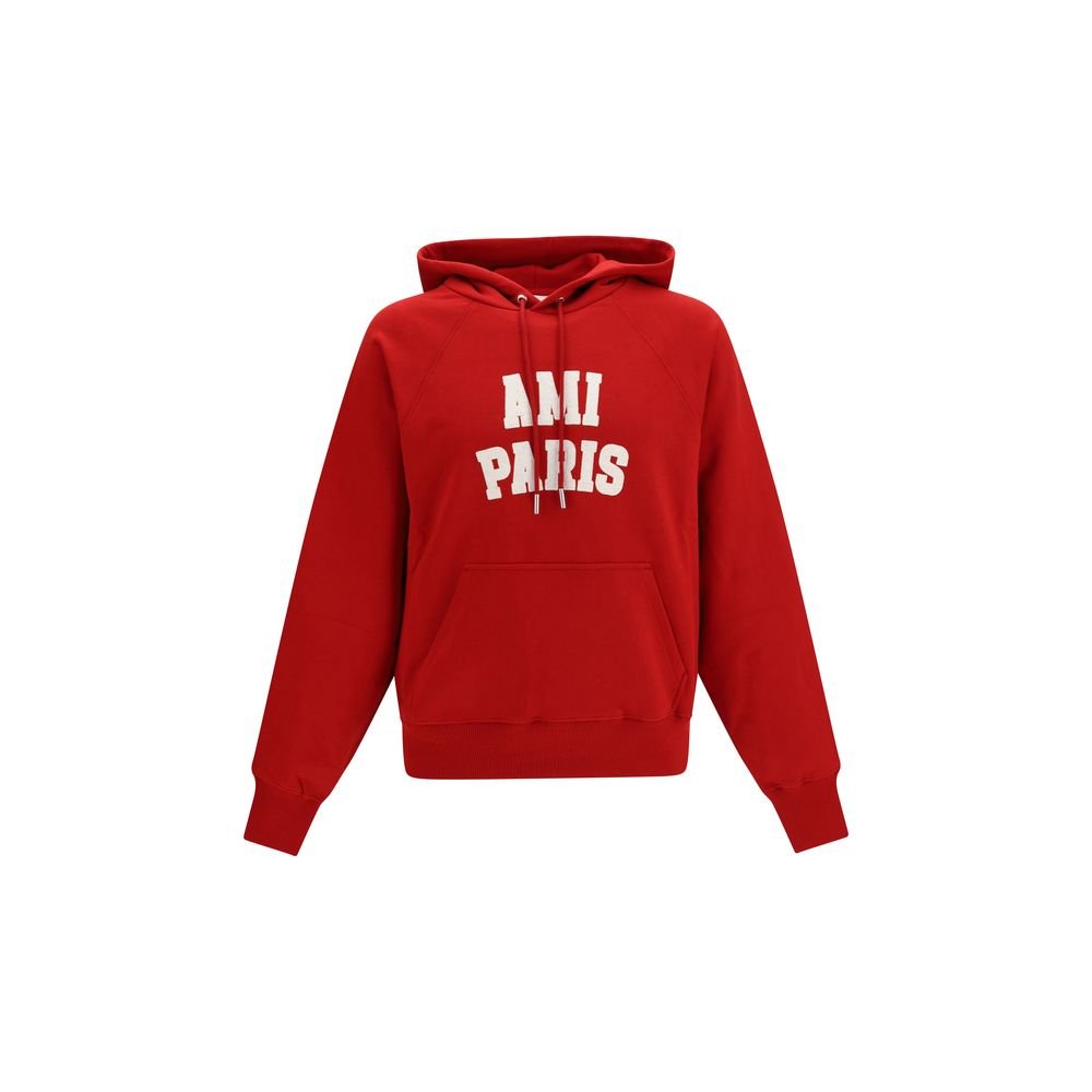 Ami Paris rood katoenen sweatshirt
