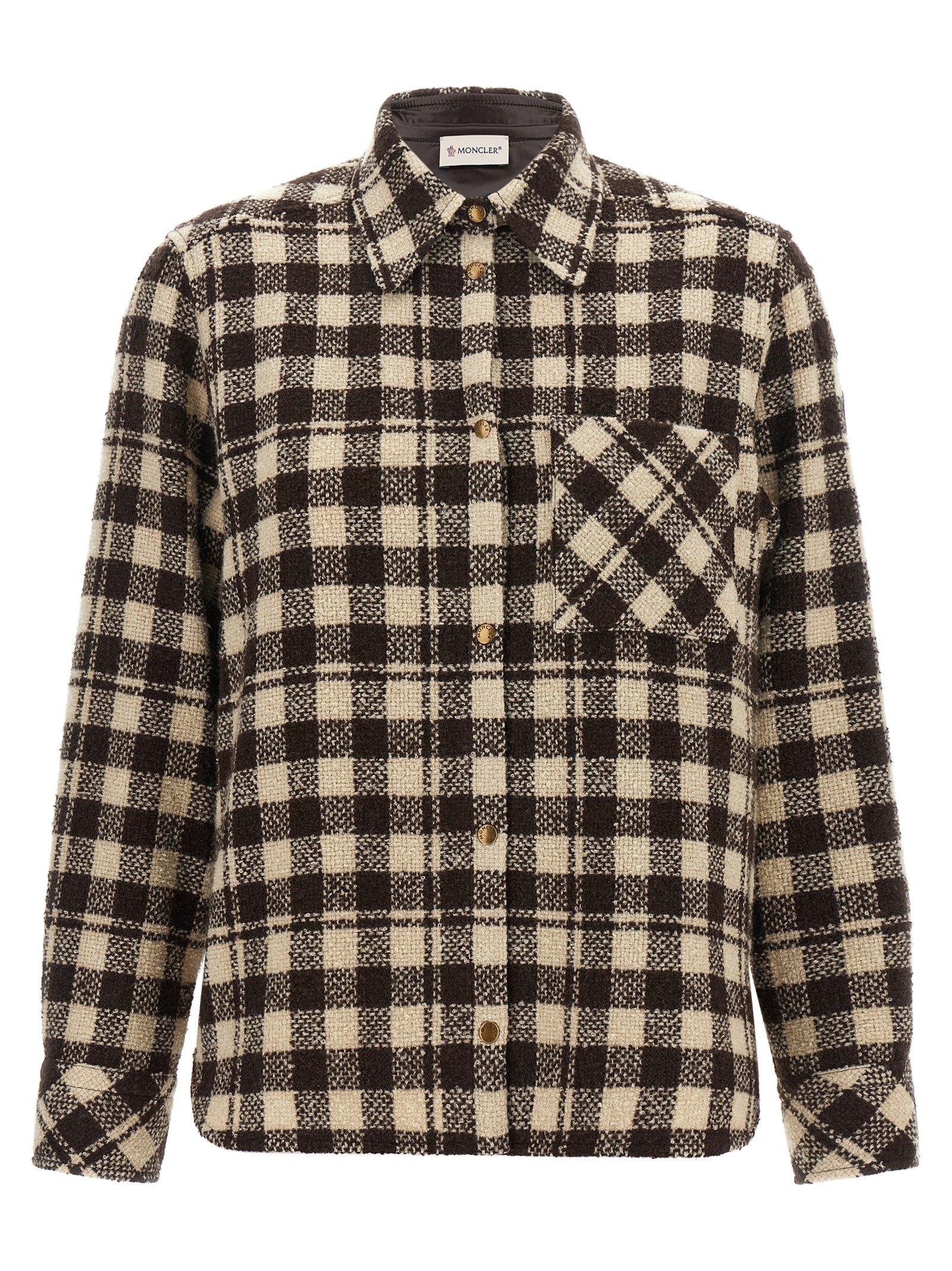 Moncler bruin wollen blouse