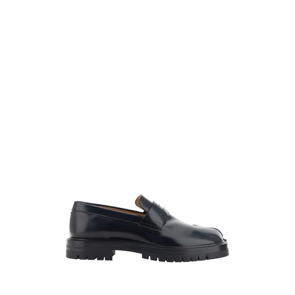 Maison Margiela zwart kalfsleren instapper loafers